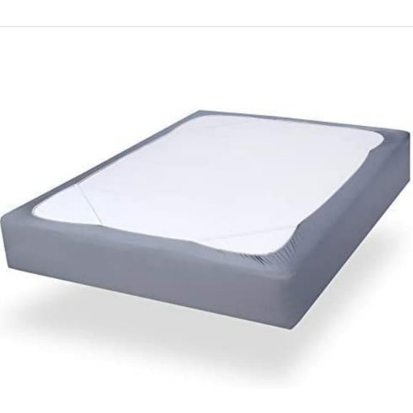 Pure Nature Elegance Box Spring Cover Gray Queen Size - Picture 7 of 7